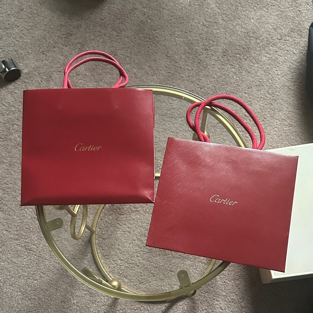 Cartier Luxurious Red Bags